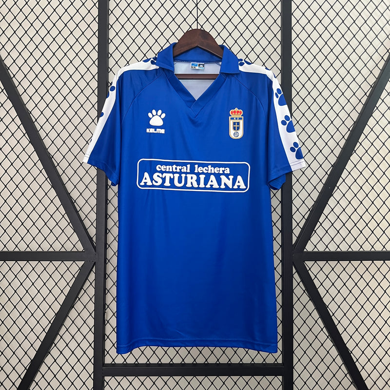 Camisa Real Oviedo Home 90/91 - Versão Retrô