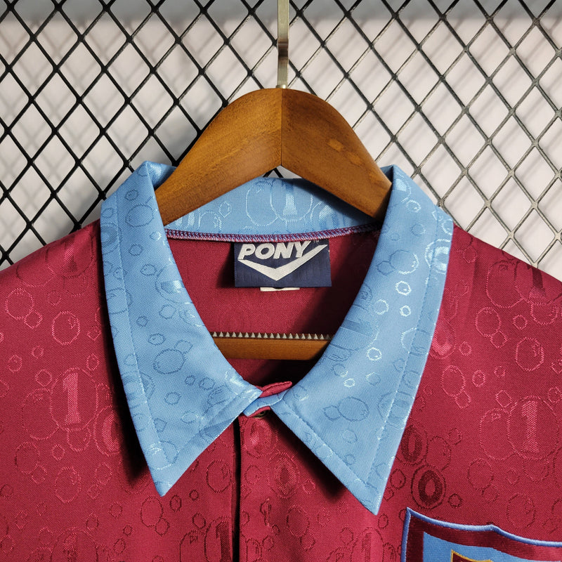 Camisa West Ham Home 95/96 - Versão Retrô