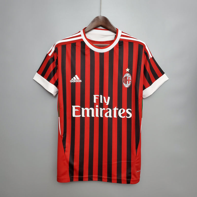 Camisa AC Milan Home 11/12 - Versão Retrô