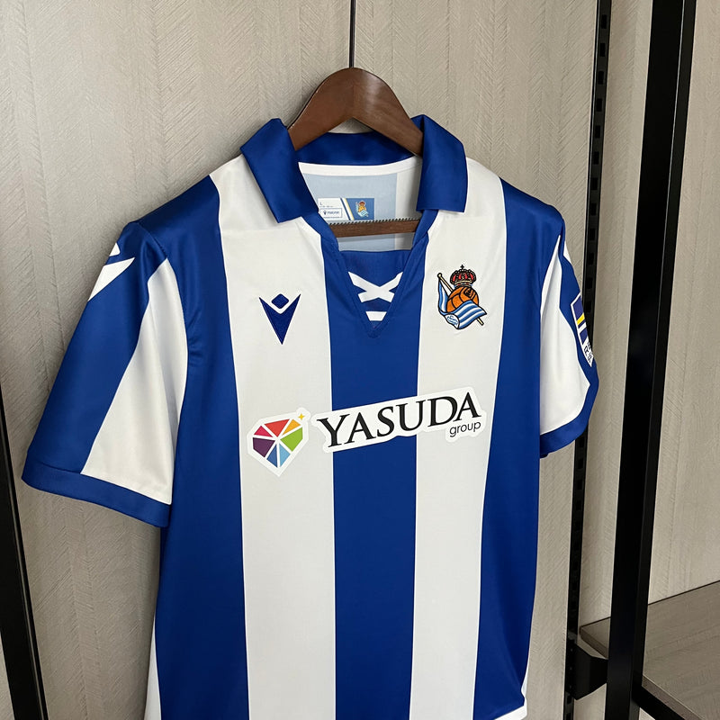 Camisa Real Sociedad Home 24/25 - Versão Torcedor