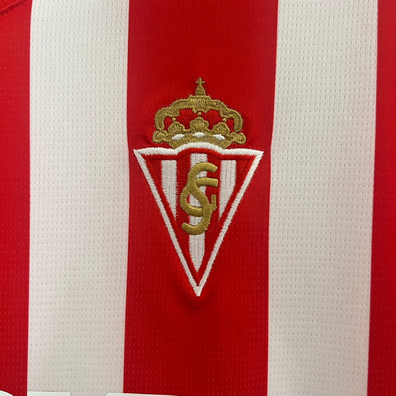 Camisa Sporting Gijon Home 24/25 - Versão Torcedor