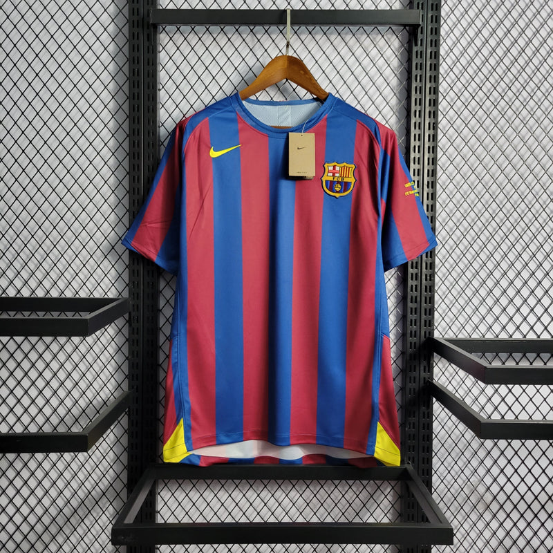 Camisa Barcelona Home 05/06 - Versão Retrô