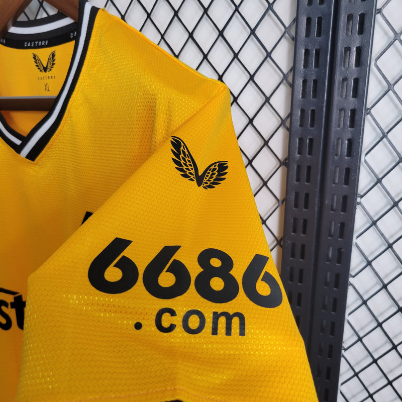 Camisa Wolverhampton Home 23/24 - Versão Torcedor