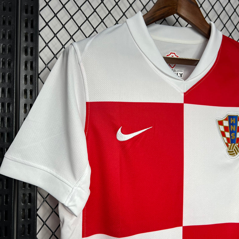 Camisa Croácia Home Euro 2024 - Torcedor Masculino