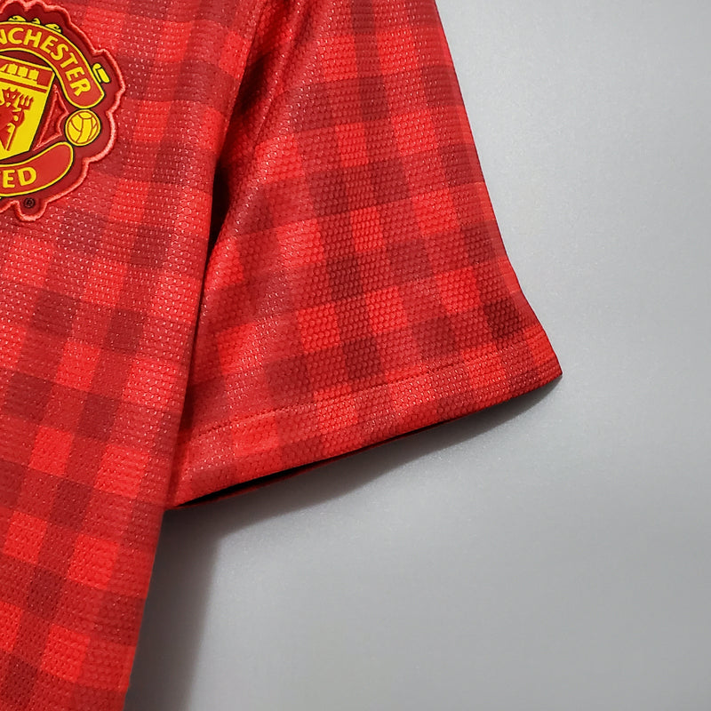 Camisa Manchester United Home 12/13 - Versão Retrô