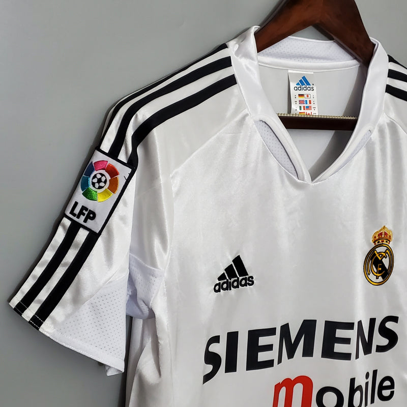 Camisa Real Madrid Home 04/05 - Versão Retrô