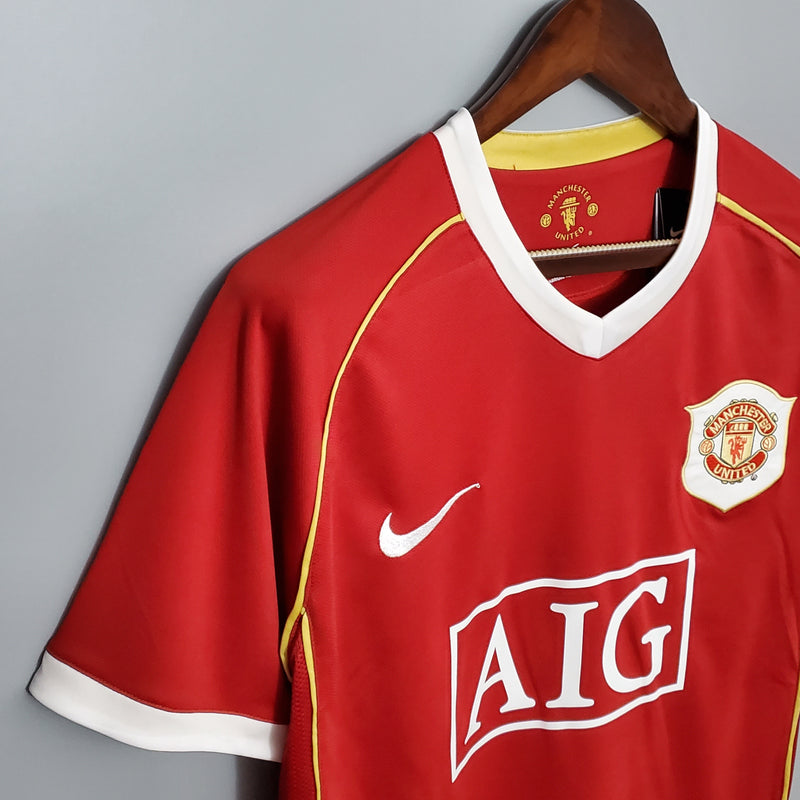 Camisa Manchester United Home 07/08 - Versão Retrô