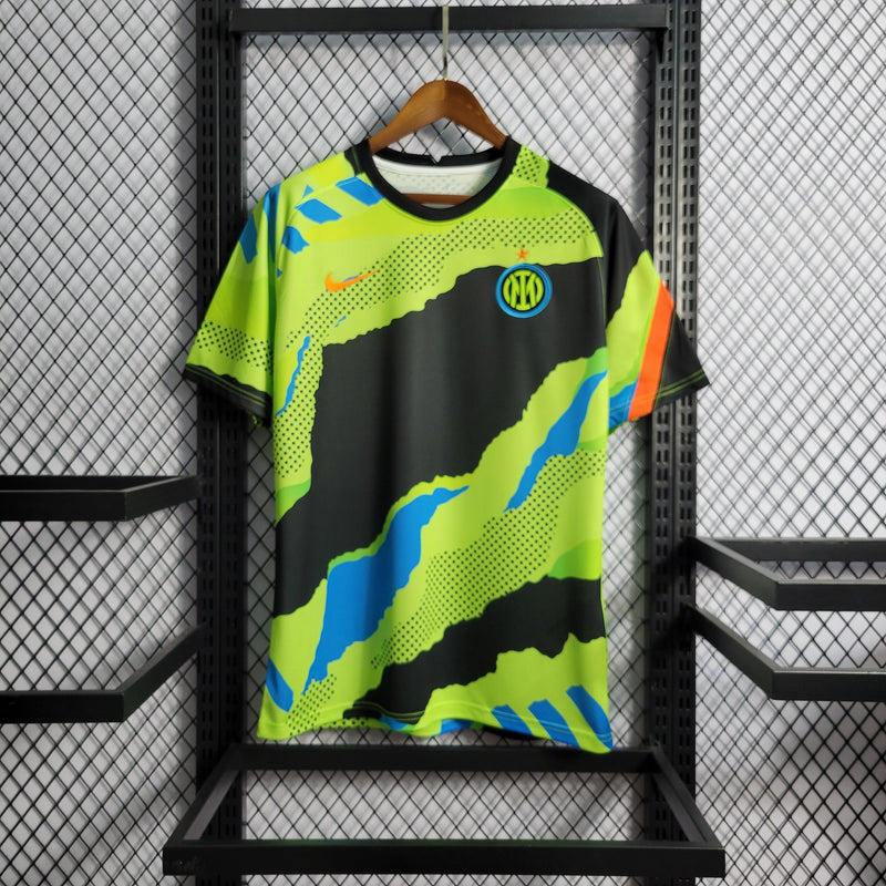 Camisa Inter de Milão Treino Verde 22/23 - Versão Torcedor