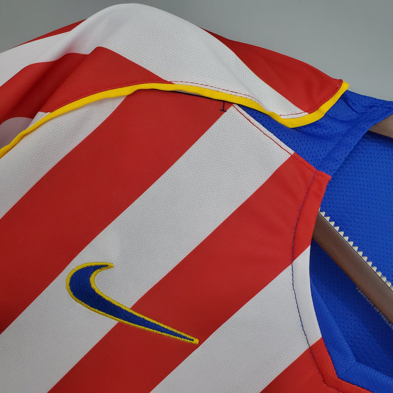 Camisa Atlético de Madrid Home 04/05 - Versão Retrô