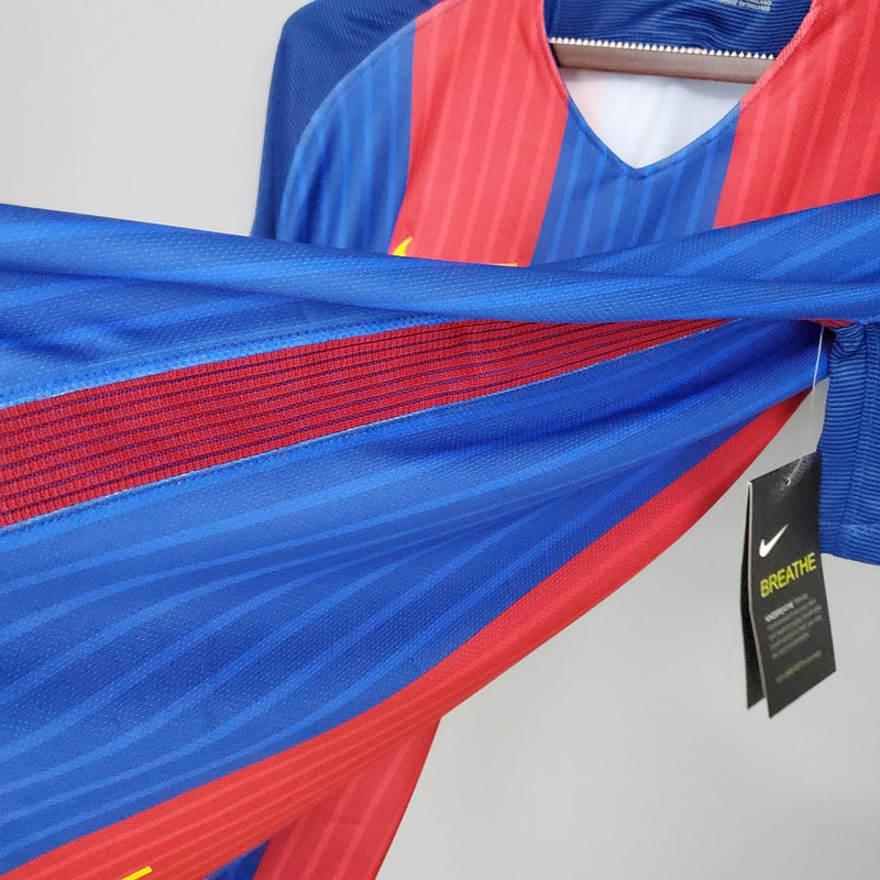 Camisa Barcelona Home 16/17 - Versão Retrô