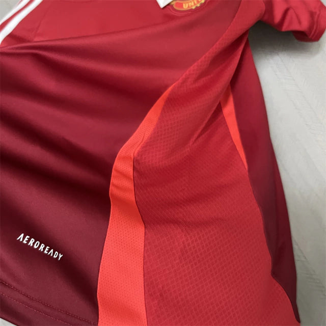 Camisa Manchester United Home 24/25 - Versão Torcedor