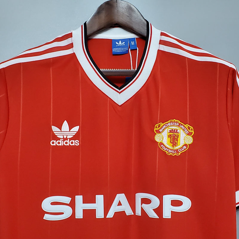 Camisa Manchester United Home 83/84 - Versão Retrô