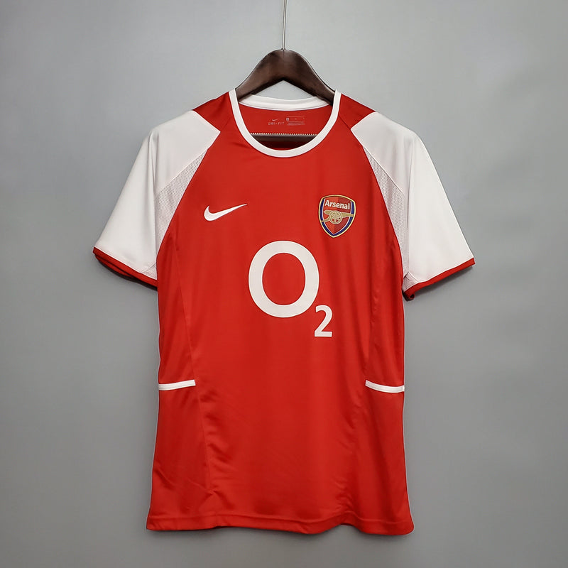 Camisa Arsenal Home 02/04 - Versão Retrô