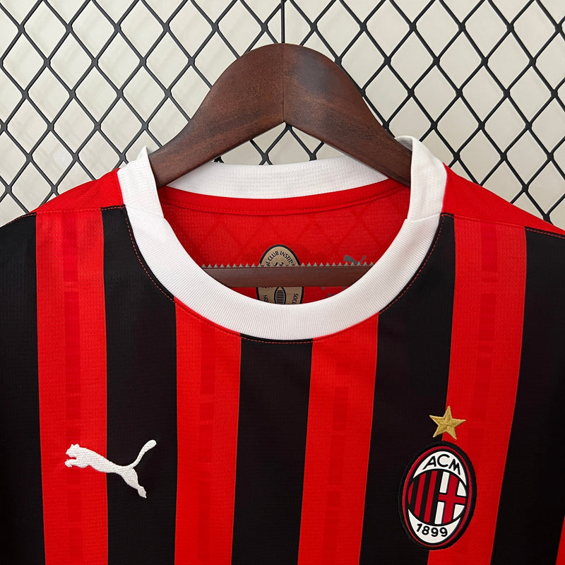 Camisa AC Milan Home 24/25 - Versão Torcedor