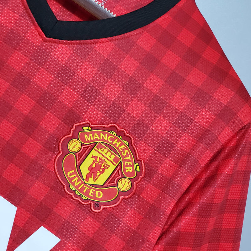 Camisa Manchester United Home 12/13 - Versão Retrô