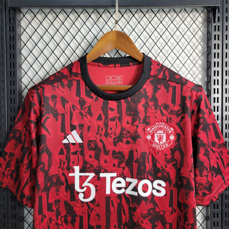 Camisa Manchester United Treino 23/24 - Versão Torcedor