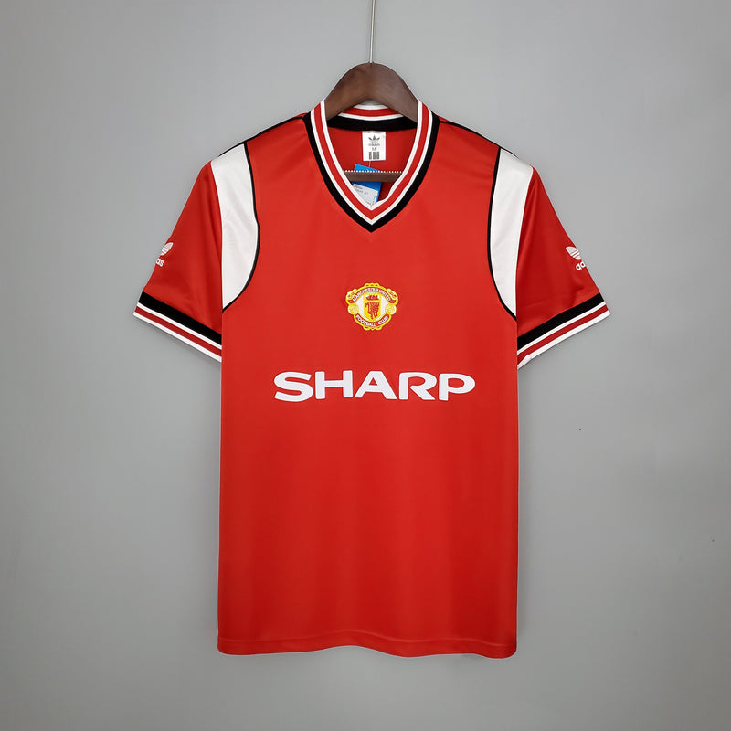 Camisa Manchester United Home 85/86 - Versão Retrô