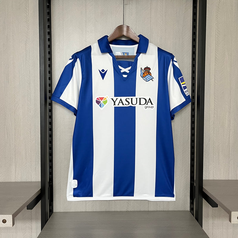 Camisa Real Sociedad Home 24/25 - Versão Torcedor