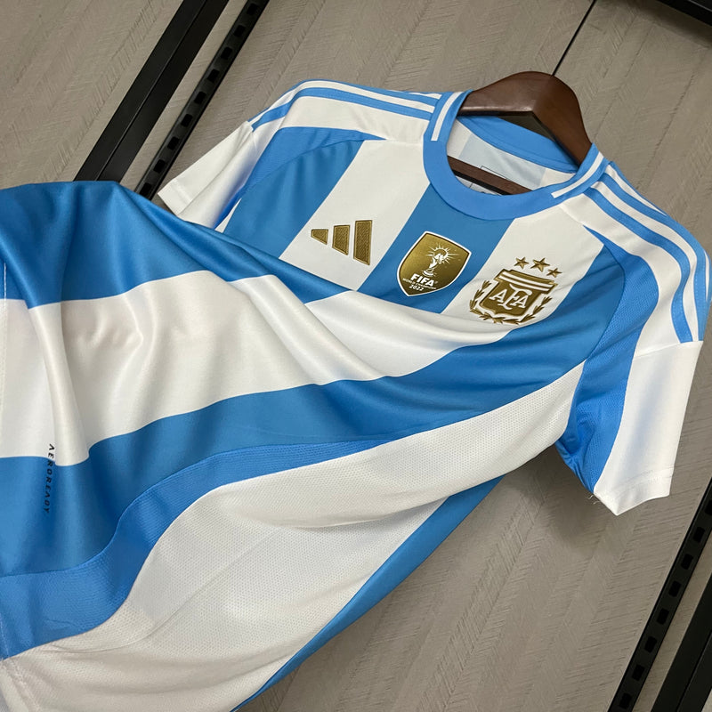 Camisa Argentina Home 24/25 - C/ Patch - Versão Torcedor