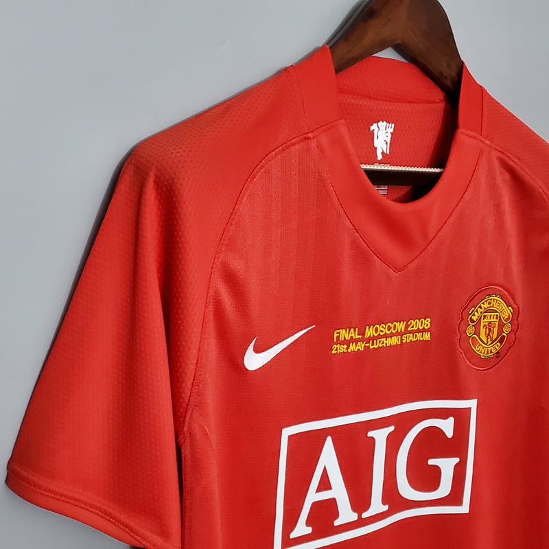 Camisa Manchester United Home 08/09 - Versão Retrô