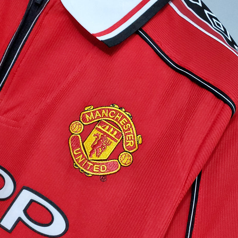 Camisa Manchester United Home 98/99 - Versão Retrô