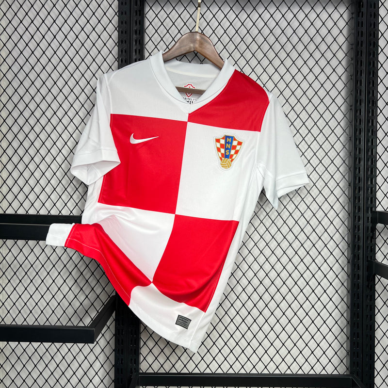 Camisa Croácia Home Euro 2024 - Torcedor Masculino