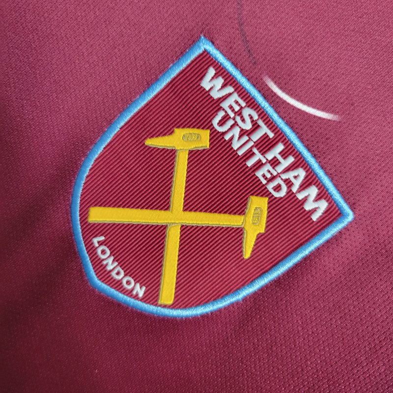 Camisa West Ham Home 23/24 - Versão Torcedor