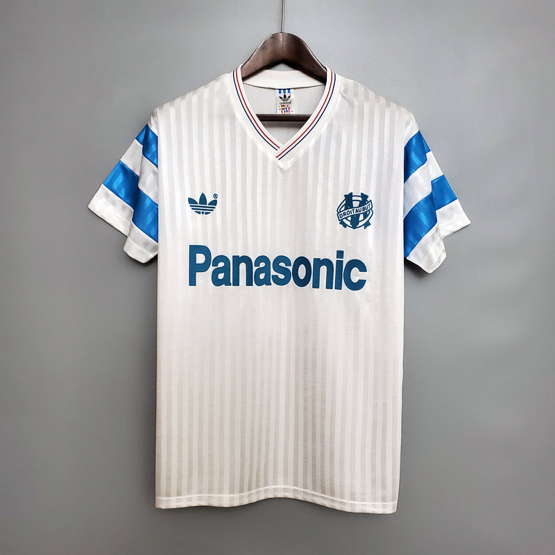 Camisa Retrô Olympique de Marseille Home 1990 - Torcedor Masculino