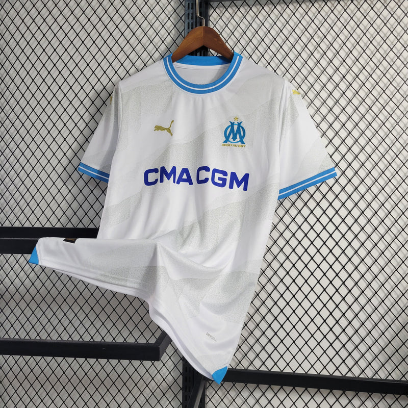 Camisa Olympique de Marseille Home 23/24 - Torcedor Masculino