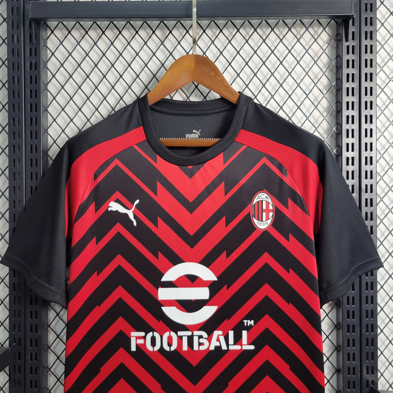 Camisa AC Milan Treino 23/24 - Versão Torcedor