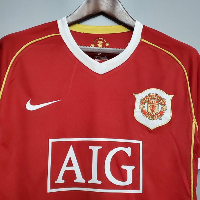 Camisa Manchester United Home 07/08 - Versão Retrô