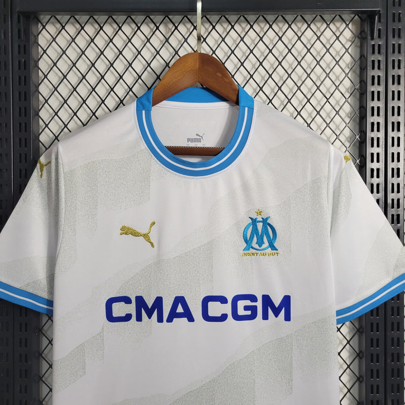 Camisa Olympique de Marseille Home 23/24 - Torcedor Masculino