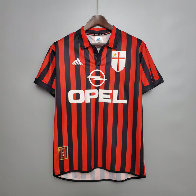 Camisa AC Milan Home 98/99 - Versão Retrô