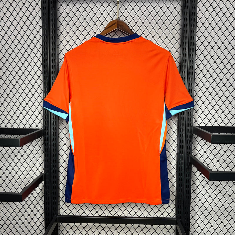 Camisa Holanda Home Euro 2024 - Torcedor Masculino