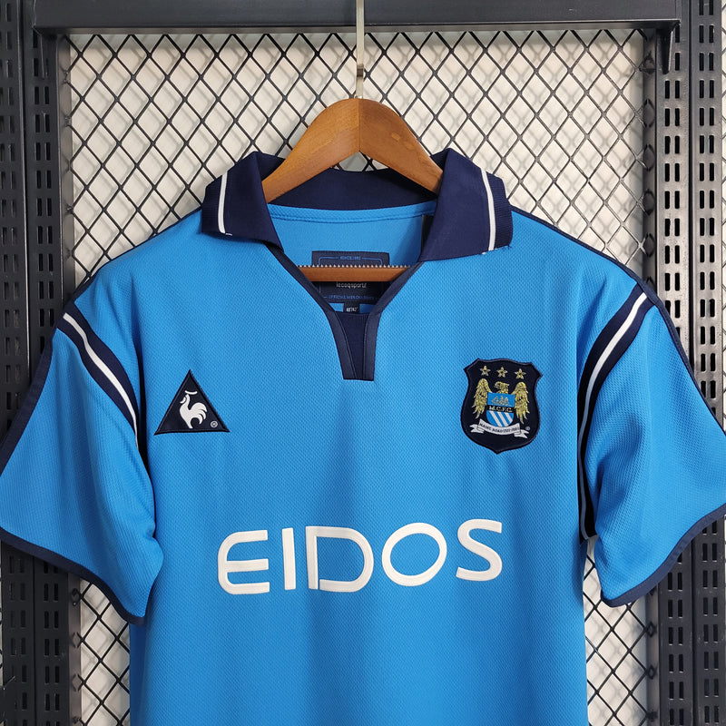 Camisa Manchester City Home 01/02 - Versão Retrô