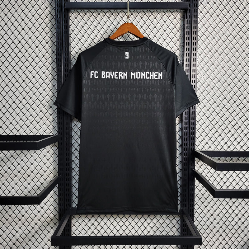 Camisa Bayern de Munique Goleiro Preto 23/24 - Versão Torcedor