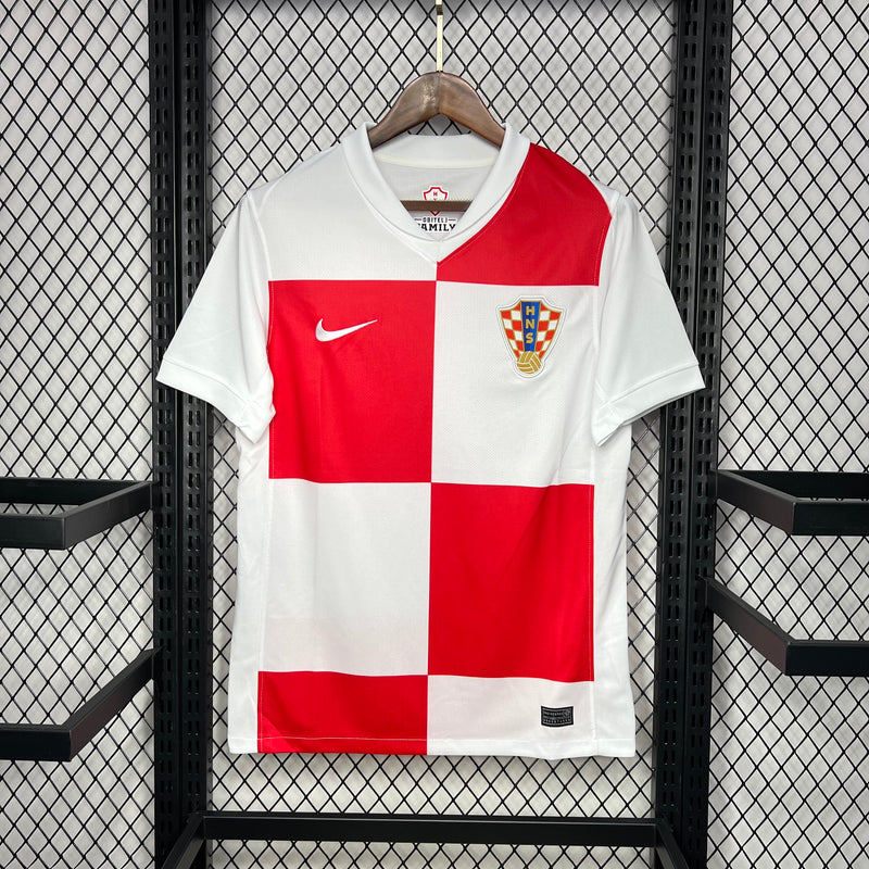 Camisa Croácia Home Euro 2024 - Torcedor Masculino