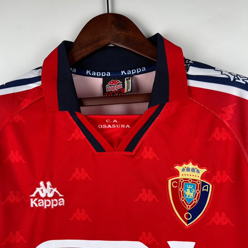 Camisa Retrô Osasuna Home 1995 - Torcedor Masculino