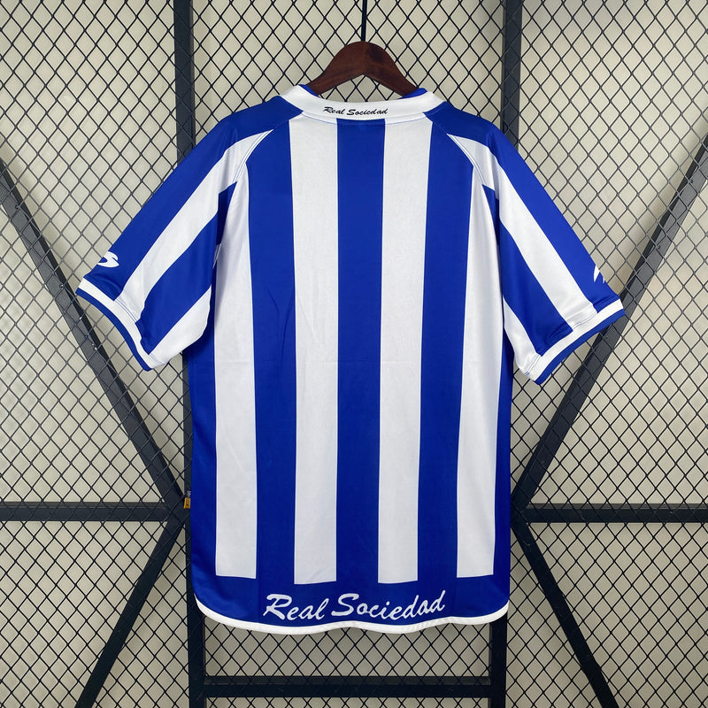 Camisa Real Sociedad Home 02/03 - Versão Retrô