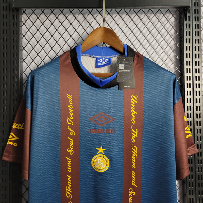 Camisa Inter de Milão Treino 95/96 - Versão Retrô