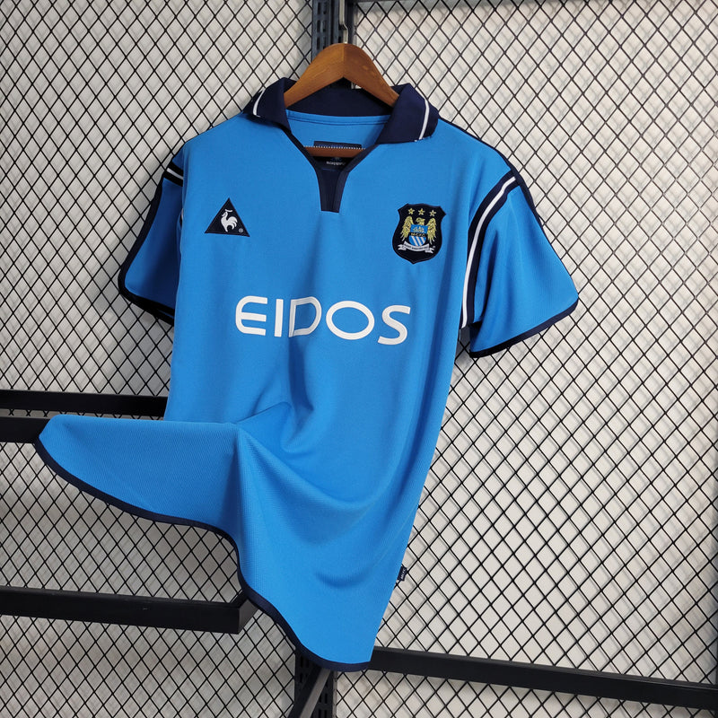 Camisa Manchester City Home 01/02 - Versão Retrô