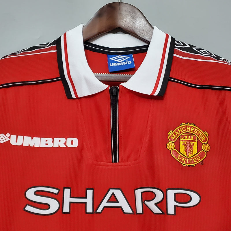 Camisa Manchester United Home 98/99 - Versão Retrô