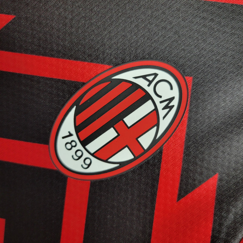 Camisa AC Milan Treino 23/24 - Versão Torcedor