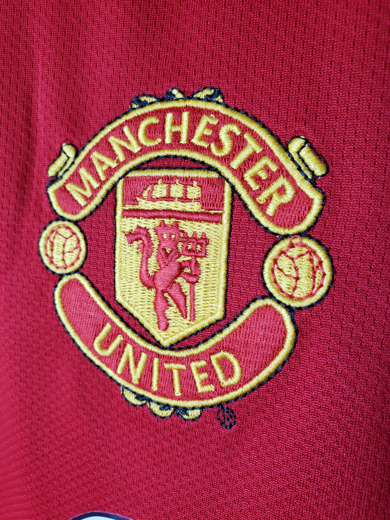 Camisa Manchester United Home 05/06 - Versão Retrô Manga Longa