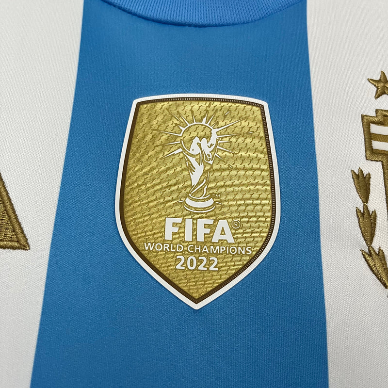 Camisa Argentina Home 24/25 - C/ Patch - Versão Torcedor