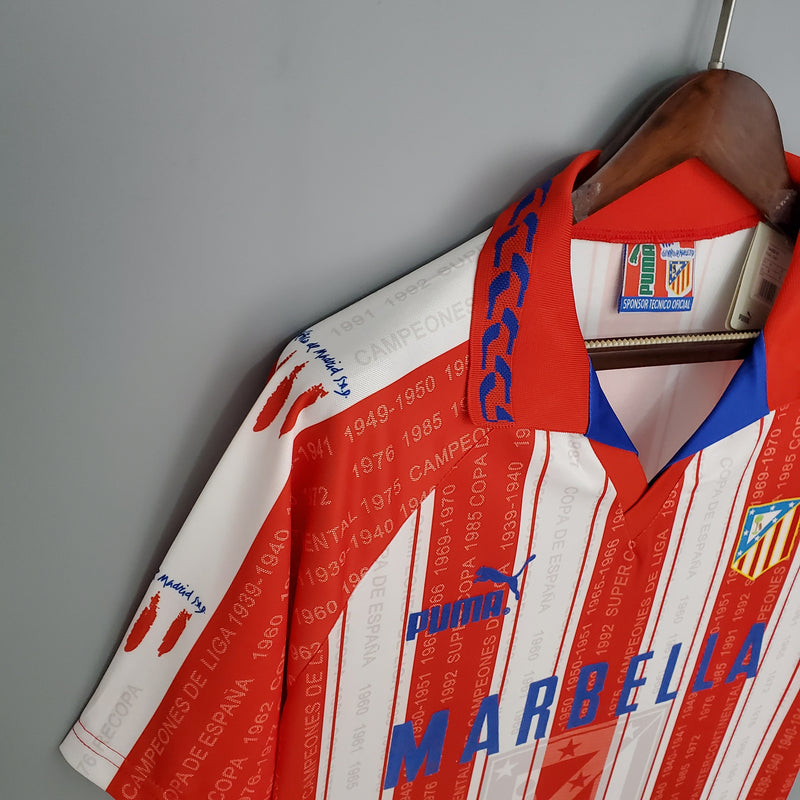 Camisa Atlético de Madrid Home 95/96 - Versão Retrô