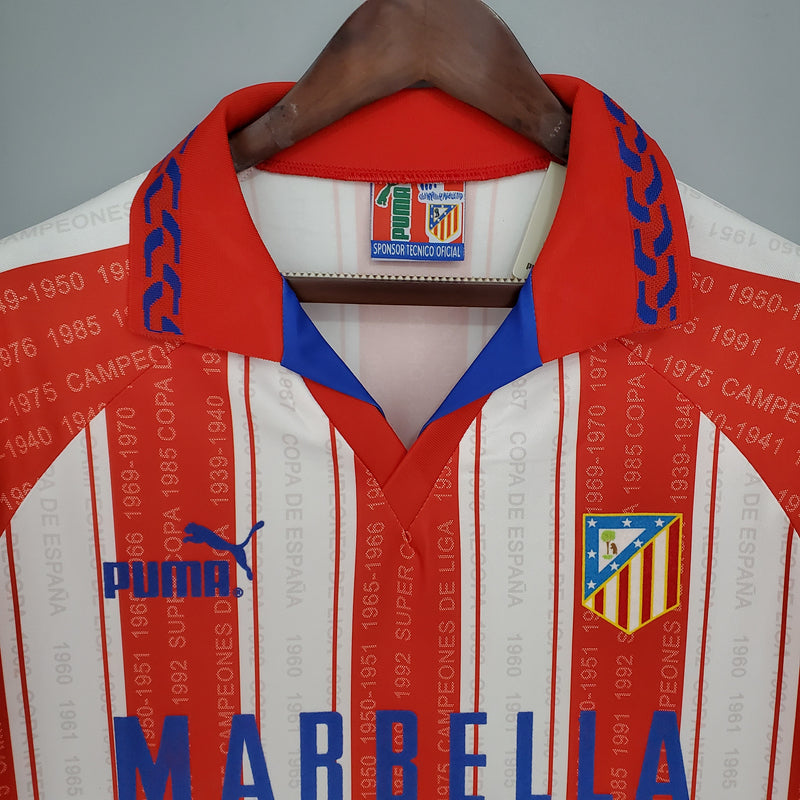 Camisa Atlético de Madrid Home 95/96 - Versão Retrô