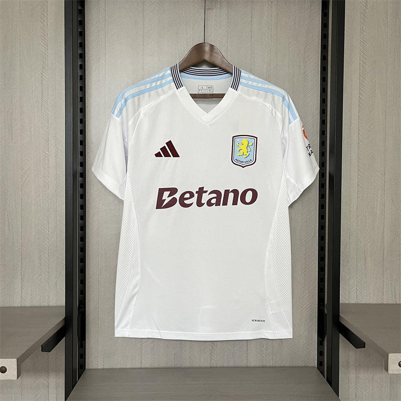 Camisa Aston Villa Away 24/25 - Versão Torcedor