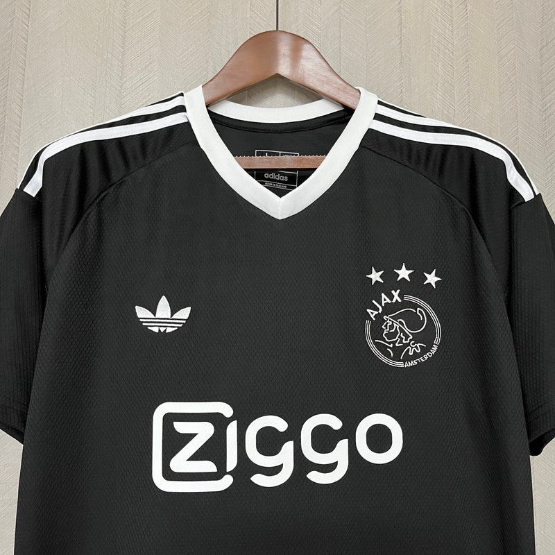 Camisa Ajax Black Edition 24/25 - Versão Torcedor