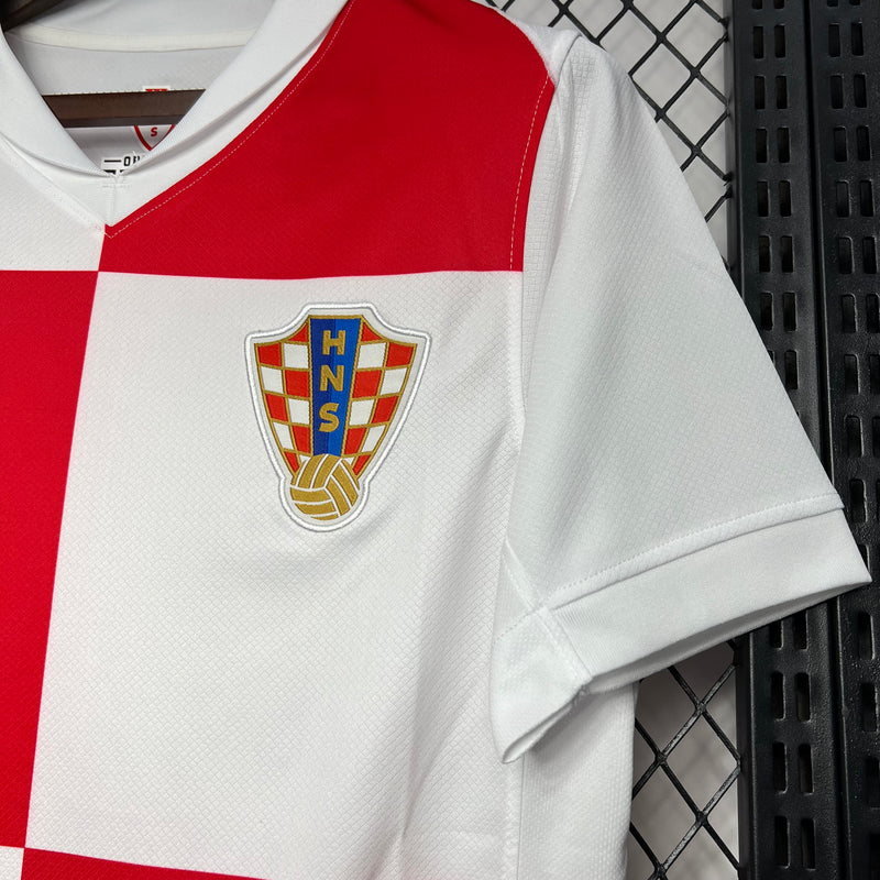 Camisa Croácia Home Euro 2024 - Torcedor Masculino